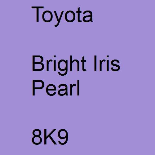 Toyota, Bright Iris Pearl, 8K9.